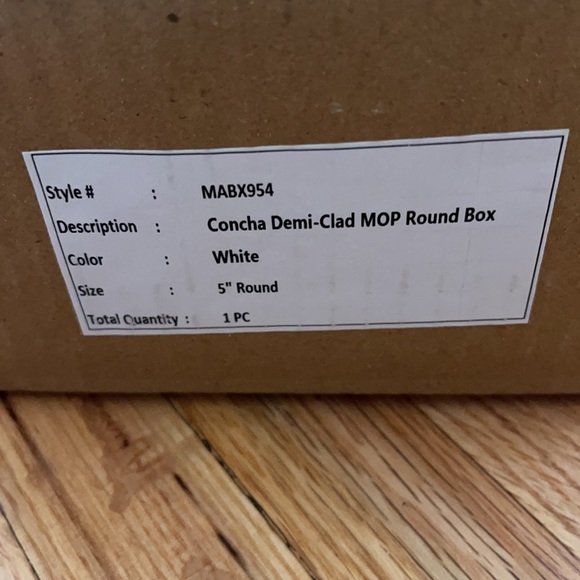 MELA ARTISANS Concha Round Box - Picture 5 of 5